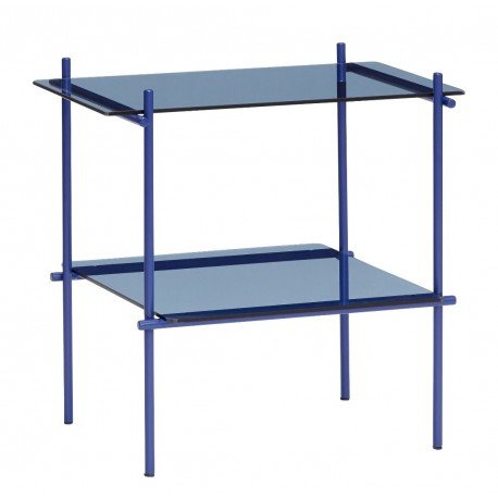 Mesa auxiliar rectangular Azul, Hübsch