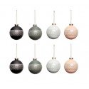 Bolas de Navidad, 4 colores, Set 8