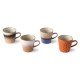 70s ceramics: americano mugs (set of 4)