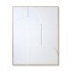 FRAMED RELIEF ART PANEL WHITE A EXTRA LARGE, HKliving