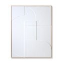 FRAMED RELIEF ART PANEL WHITE A EXTRA LARGE, HKliving